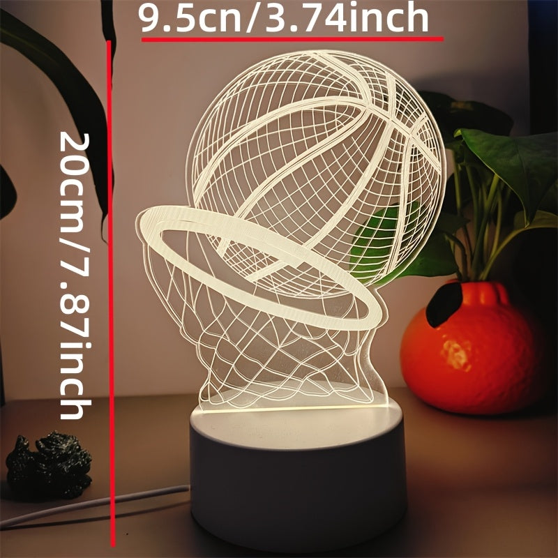3D illusion Basketball Led Licht