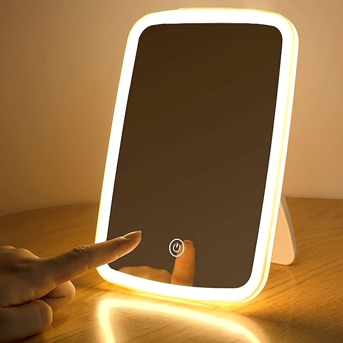 Komakter LED Make-up Spiegel – Perfekte Beleuchtung für dein Styling