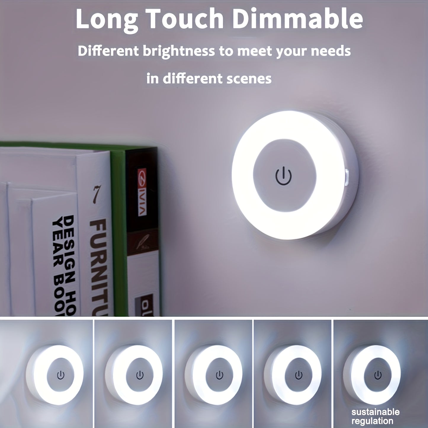 Modernes Touch LED Licht für den Bad- und Kleiderschrank
