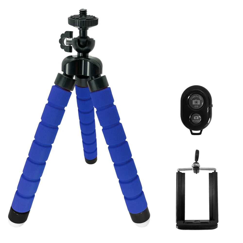 Handy Krake Stativ tragbar mit Kamera Bluetooth Fernbedienung