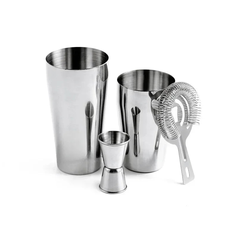 Ein Cocktail Mixer Shaker Set, 4-teilig