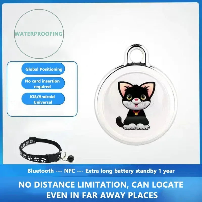 Haustier GPS Tracker Bluetooth Locator Echtzeit-Tracking (wasserdicht)