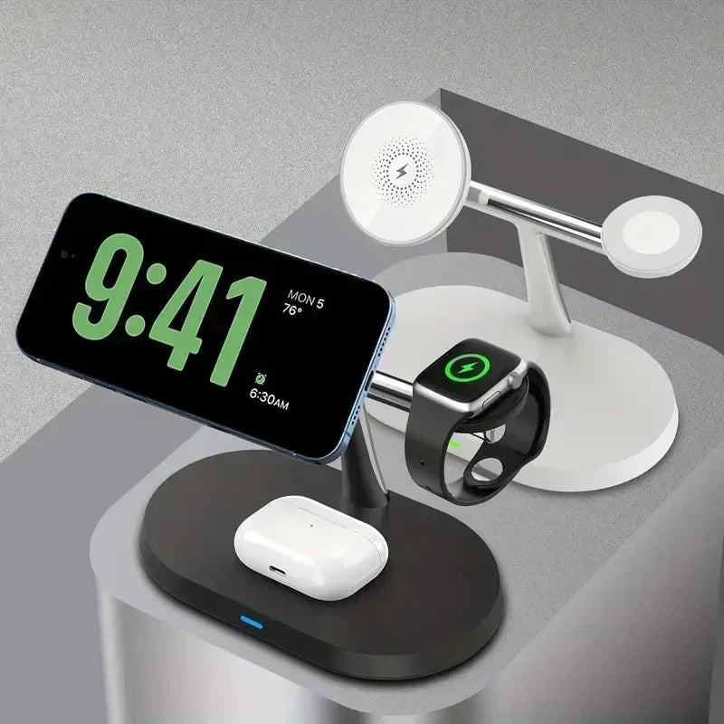 3 in 1 magnetische schnelle kabellose Ladestation für iPhone und Apple Watch