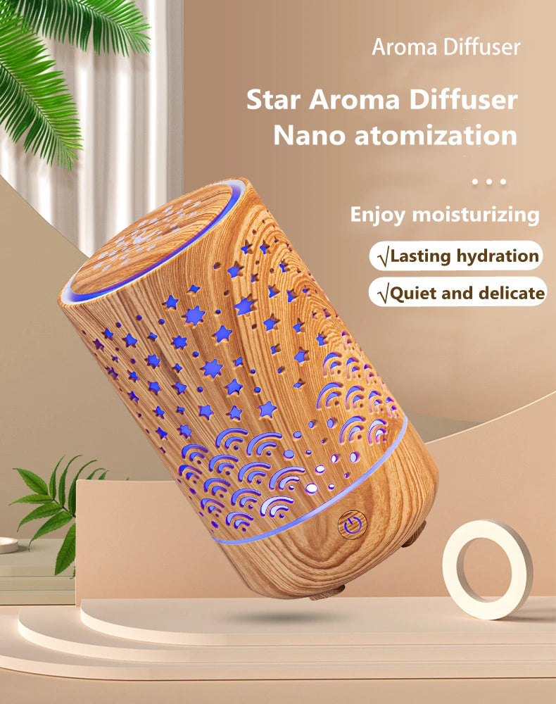 Luftbefeuchter mit kühlen Nebel Aroma (Ätherisches ÖL Diffusor)