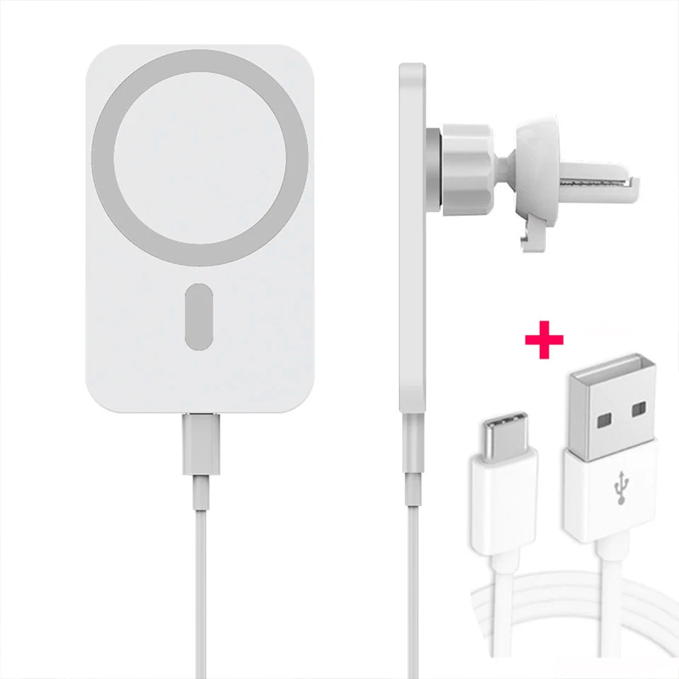 Drahtlose Ladegerät Magnetische Auto telefon Halter für iPhone