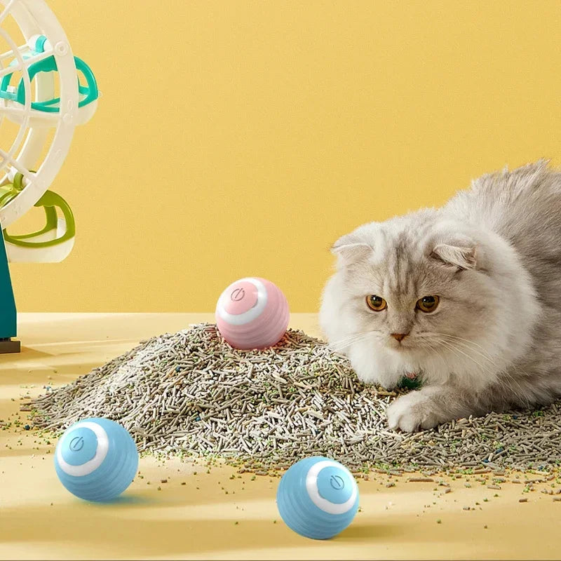 Spin Ball für Katzen Spielzeug elektrische interaktive USB-Aufladung
