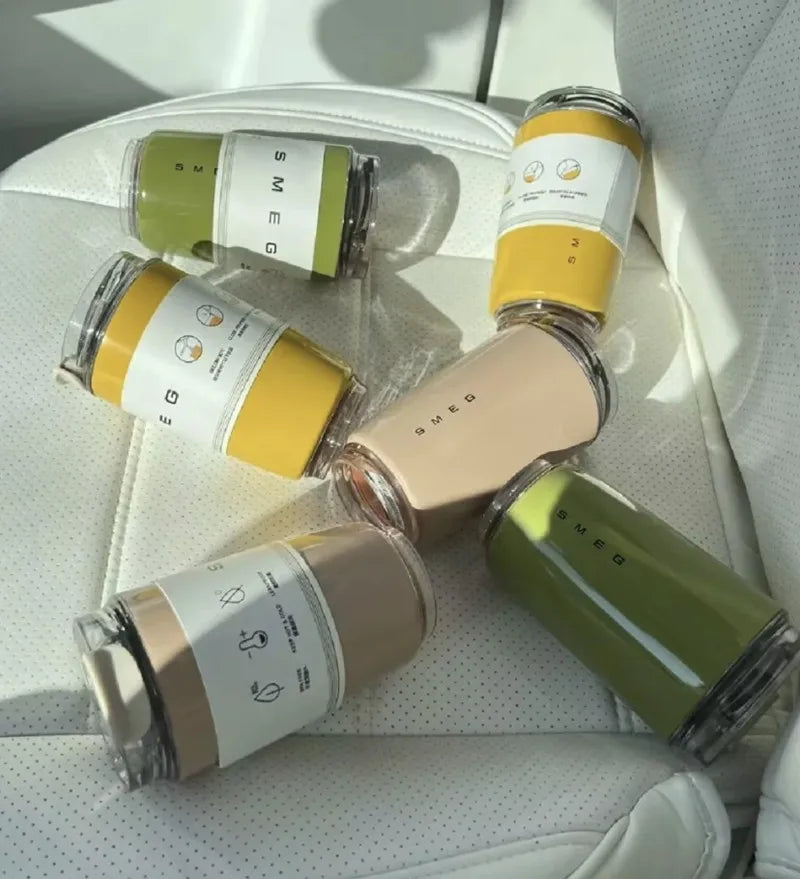 Edelstahl Smeg Getränkebecher für Reisen Auto einfach zum mitnehmen (240ml Thermoskanne)