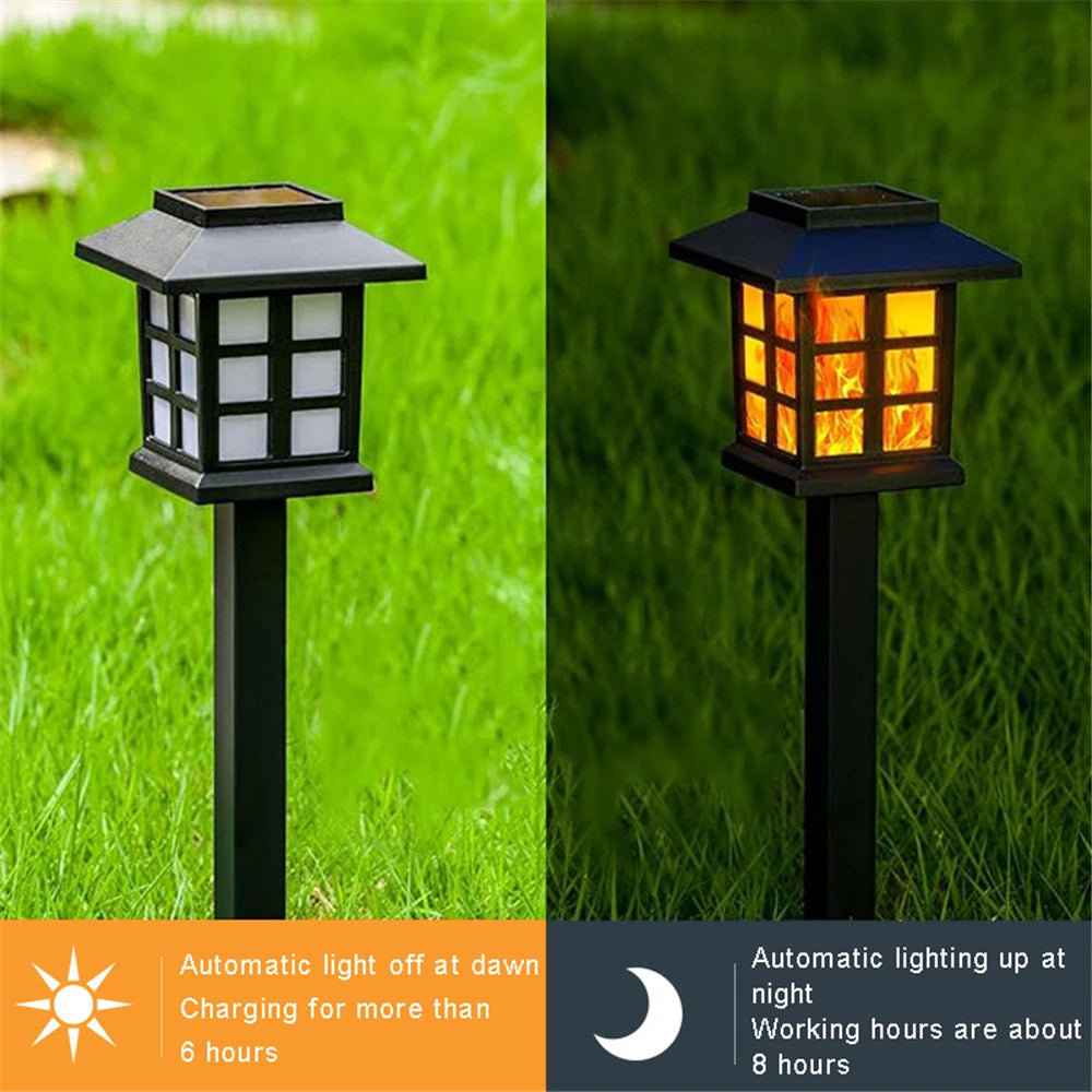 LED Solar Flammen Fackel Licht für einen eleganten Garten