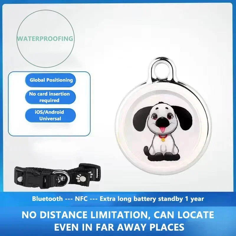 Haustier GPS Tracker Bluetooth Locator Echtzeit-Tracking (wasserdicht)