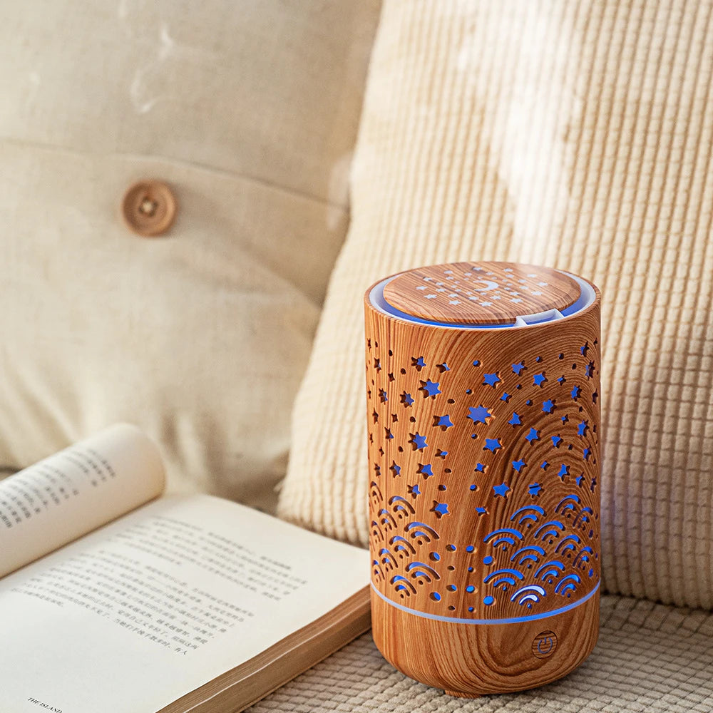 Luftbefeuchter mit kühlen Nebel Aroma (Ätherisches ÖL Diffusor)