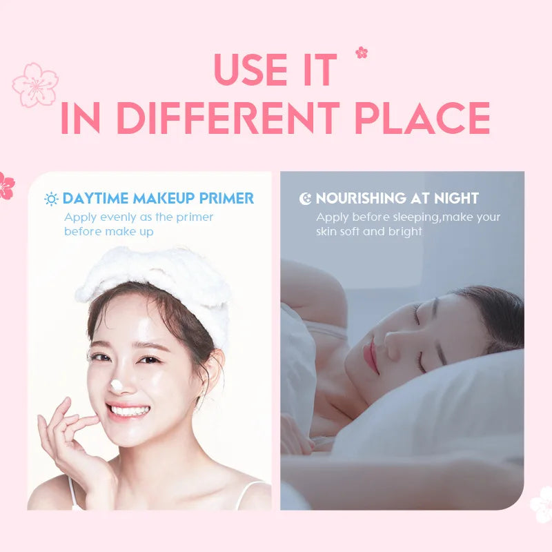 LAIKOU 60g Japan Sakura Essence Kirschblüten Gesichtscreme - koreanische Hautpflege