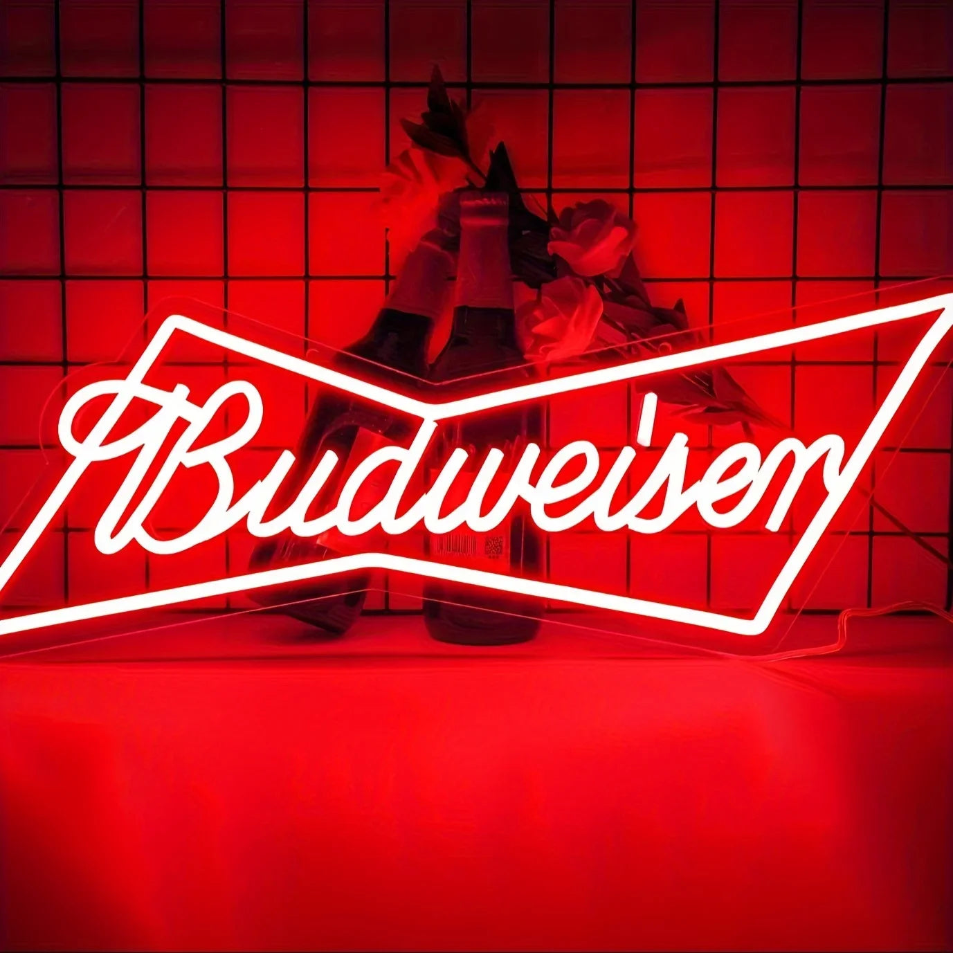 Budweiser Logo Bier Neon Licht