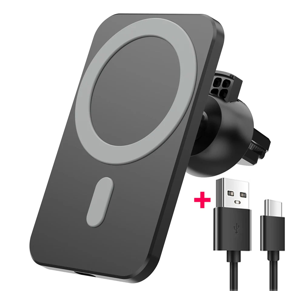 Drahtlose Ladegerät Magnetische Auto telefon Halter für iPhone