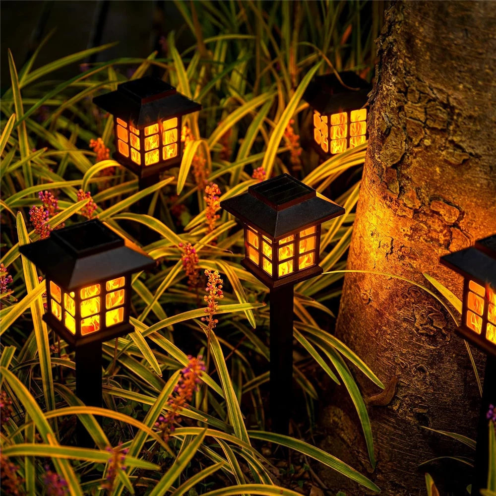 LED Solar Flammen Fackel Licht für einen eleganten Garten