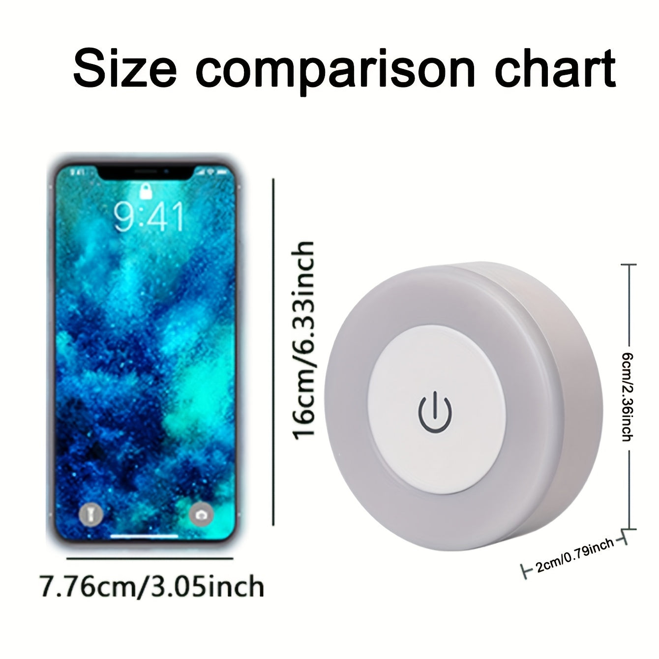 Modernes Touch LED Licht für den Bad- und Kleiderschrank