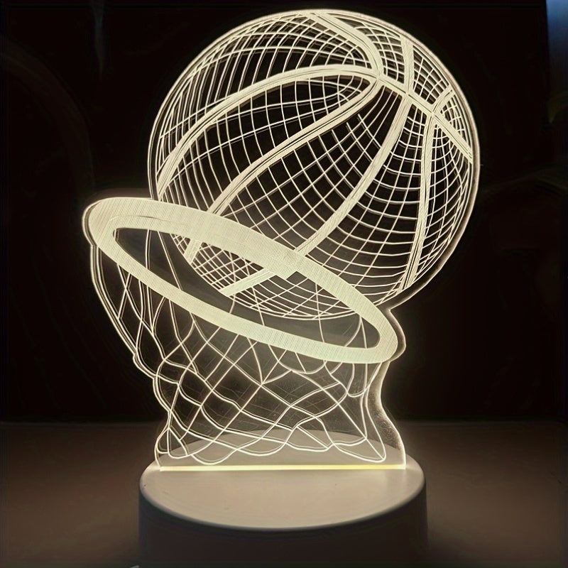 3D illusion Basketball Led Licht