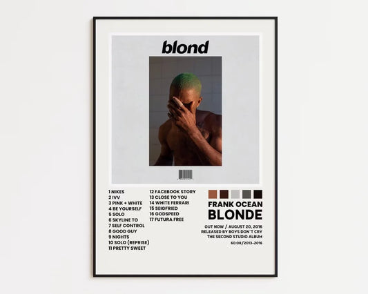 Frank Ocean blonde Album Wand Track