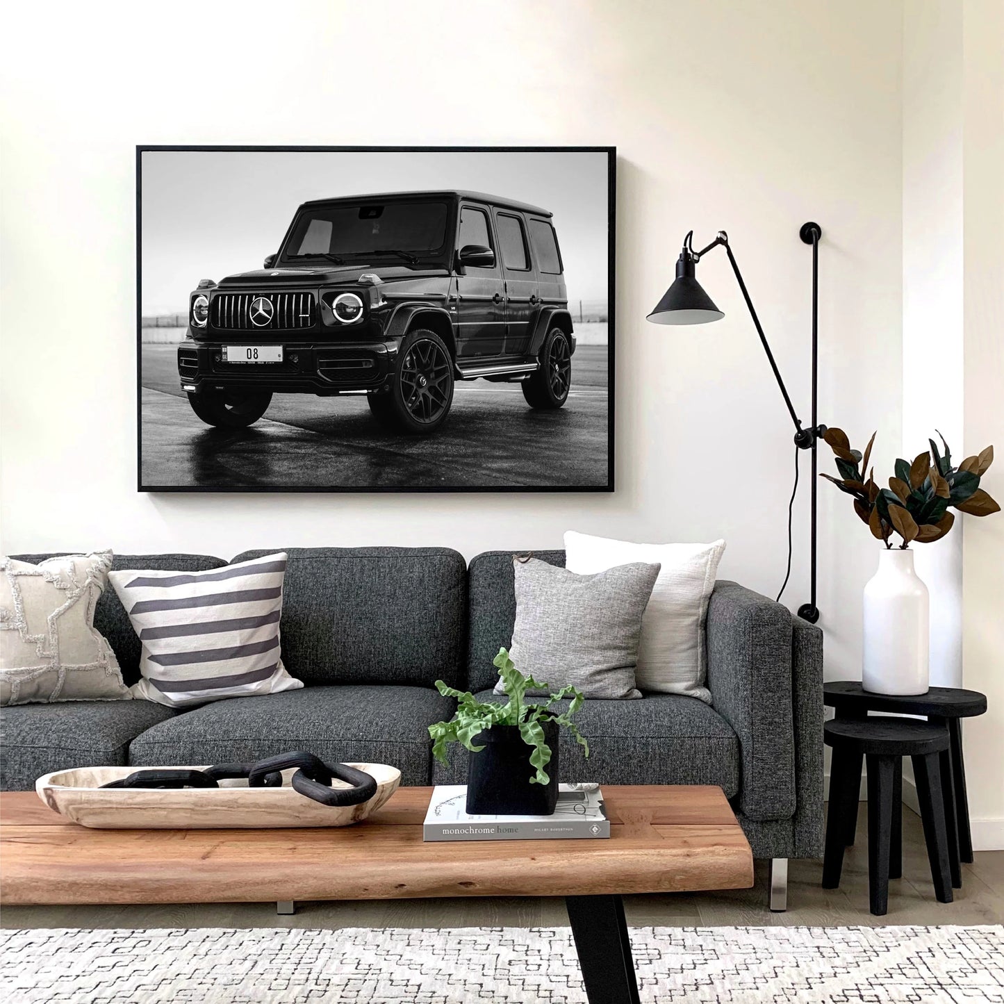 Schwarz-Weiß g63 amg Auto Poster