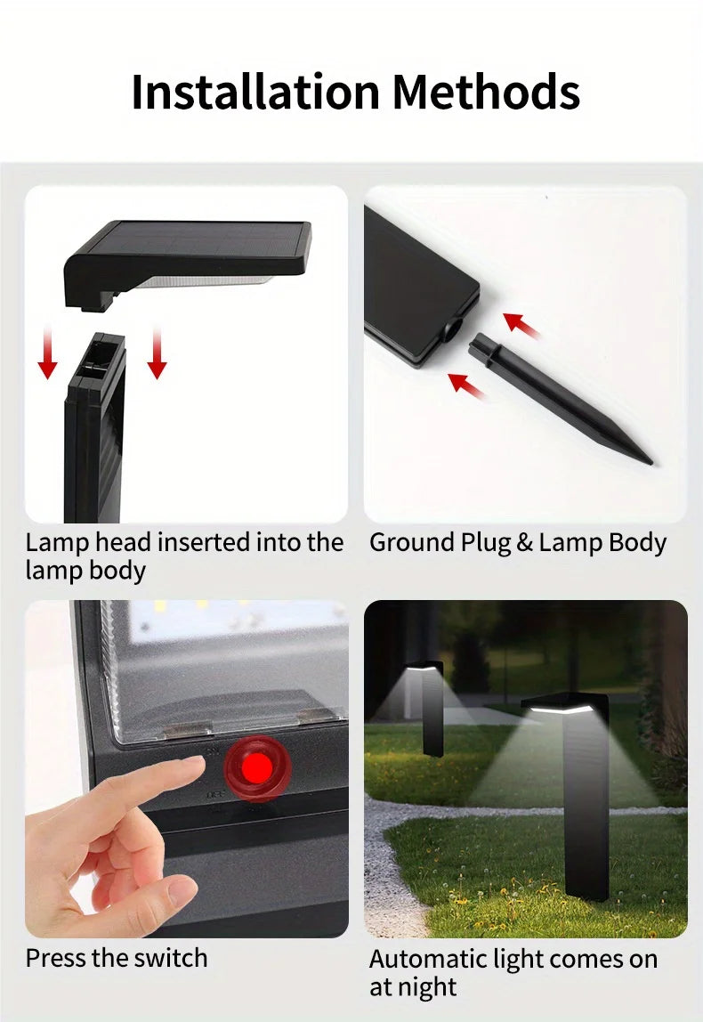 Solar betriebene wasserdichte LED-Leuchte für Garten&Terrasse