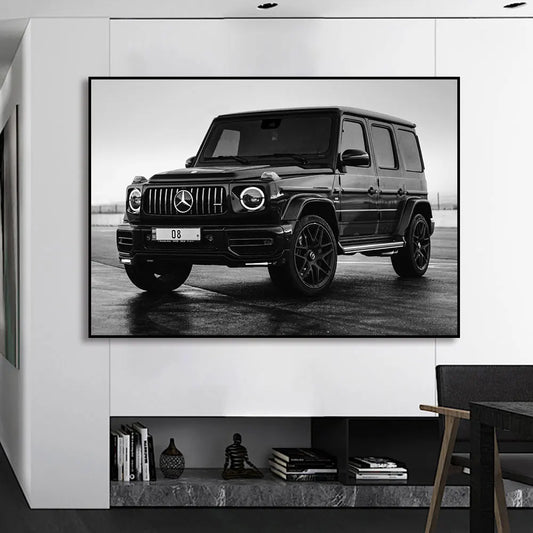 Schwarz-Weiß g63 amg Auto Poster