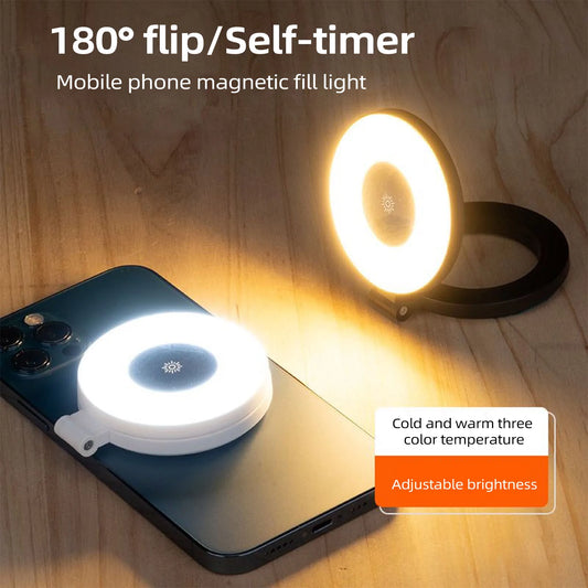 Magnetisches Selfie Ringlicht für ihr Smartphone